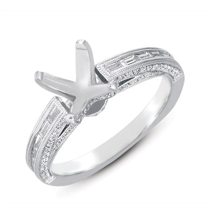 Platinum Engagement Ring - EN7121-PL