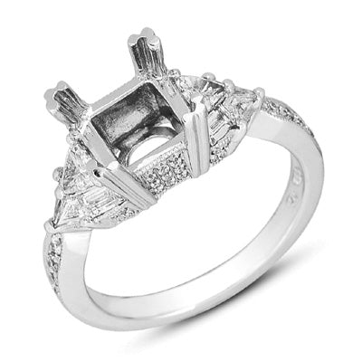 White Gold Engagement Ring - EN7122WG