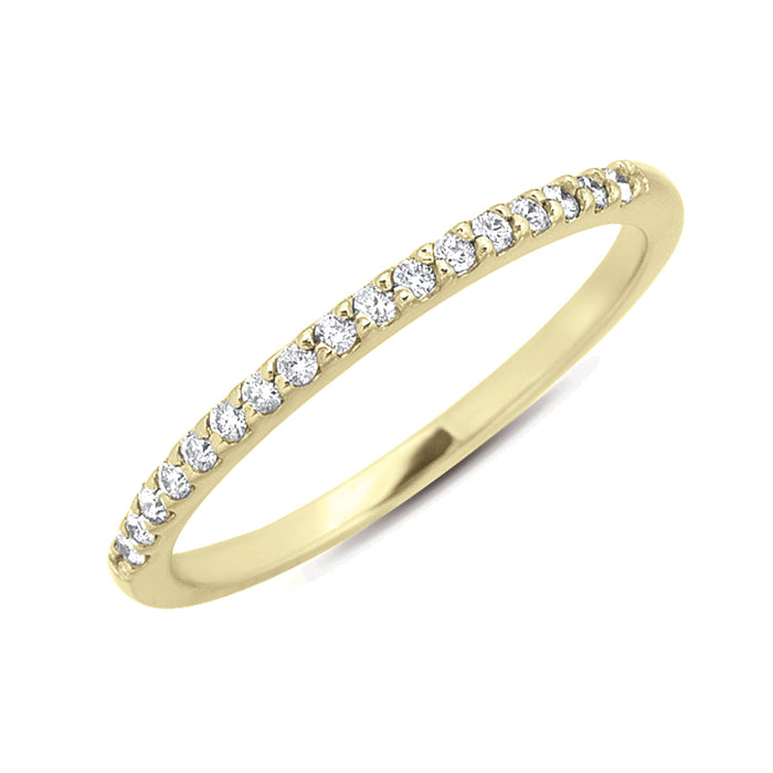 Yellow Gold Diamond Band - EN7124-BYG