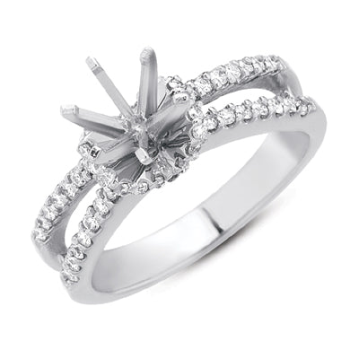 Platinum Engagement Ring - EN7124-PL