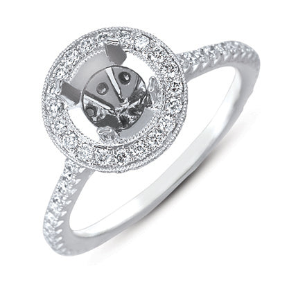 Platinum Engagement Ring - EN7125-PL