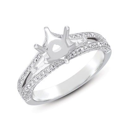 White Gold Engagement Ring - EN7126-1WG