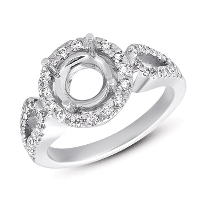 White Gold Engagement Ring - EN7132WG