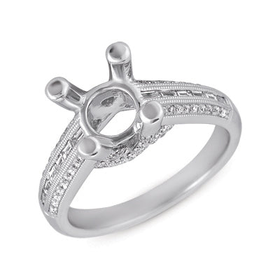 White Gold Engagement Ring - EN7133WG