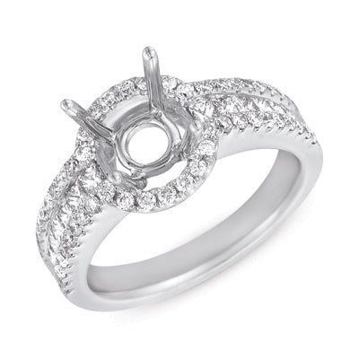 White Gold Engagement Ring - EN7138-15WG