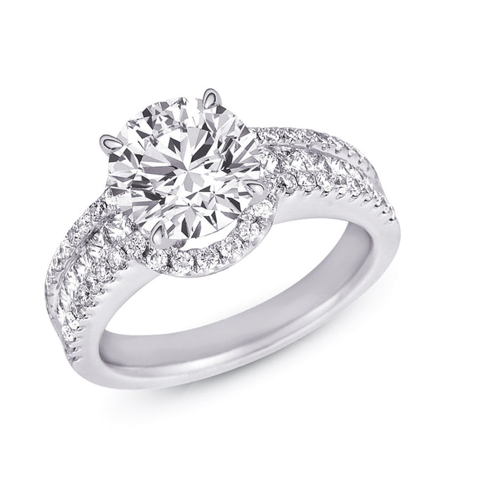 White Gold Engagement Ring - EN7138-1WG