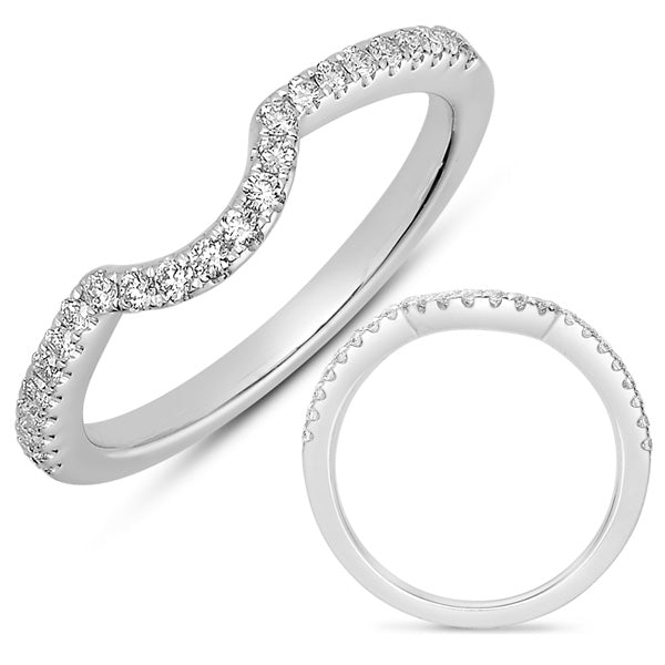 White Gold Matching Band - EN7138-BWG