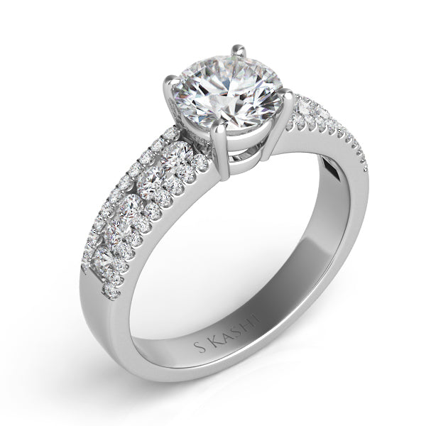 Platinum Engagement Ring - EN7139-PL