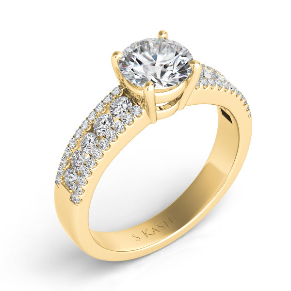 Yellow Gold Engagement Ring - EN7139YG