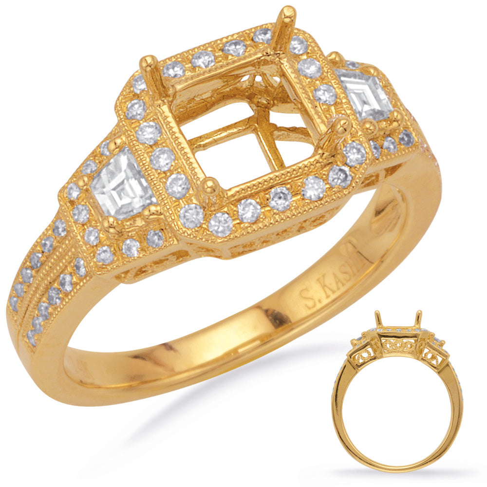 Yellow Gold Engagement Ring - EN7142-6.0MYG