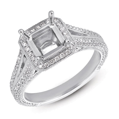 Platinum Engagement Ring - EN7144-PL