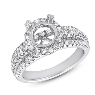 White Gold Engagement Ring - EN7145WG