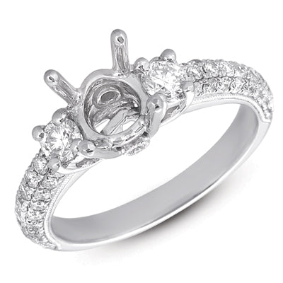 White Gold Engagement Ring - EN7149WG