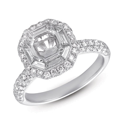 White Gold Engagement Ring - EN7150WG