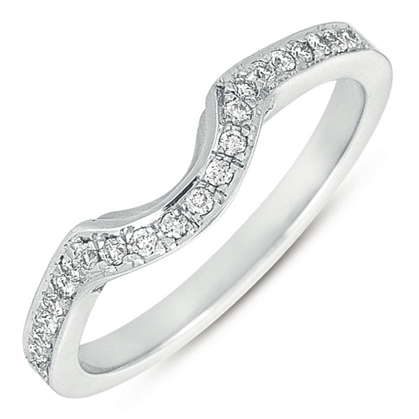 White Gold Matching Band For En7152 - EN7152-BWG