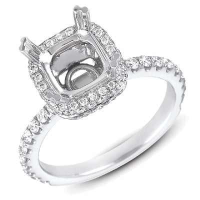 Platinum Engagement Ring - EN7163-PL