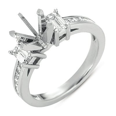 Platinum Engagement Ring - EN7165-PL