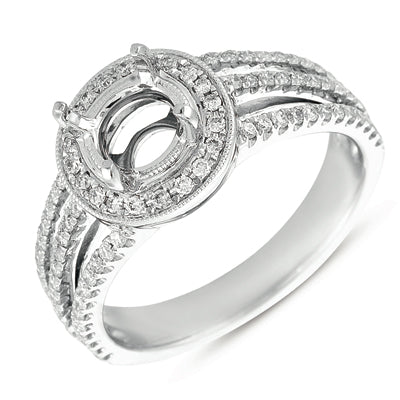 White Gold Engagement Ring - EN7166WG