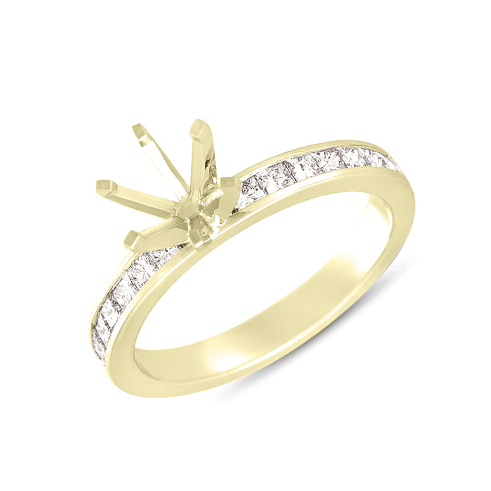 Yellow Gold Engagement Ring - EN7172YG