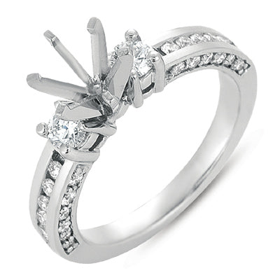 White Gold Engagement Ring - EN7173WG