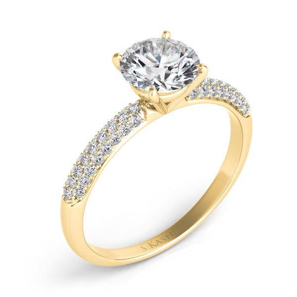 Yellow Gold Engagement Ring - EN7183-15YG