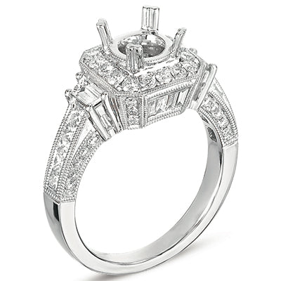 Platinum Engagement Ring - EN7185-PL