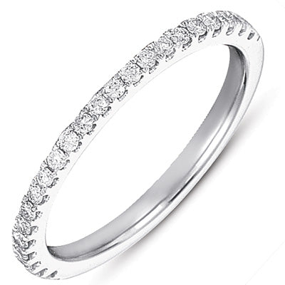 White Gold Matching Band For En7186 - EN7186-BWG