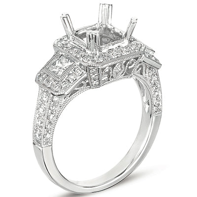 White Gold Engagement Ring - EN7190WG