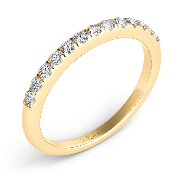 Yellow Gold Diamond Band - EN7195-BYG