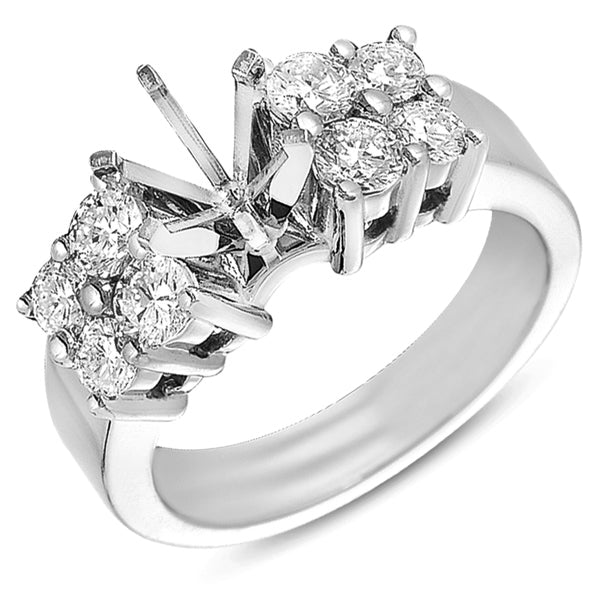 White Gold Engagement Ring - EN7197WG