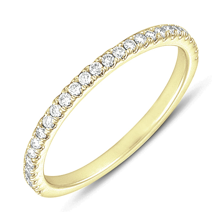 Yellow Gold Matching Diamond Band - EN7199-BYG