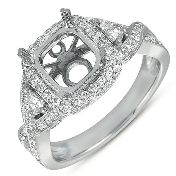 Platinum Pave Engagement Ring - EN7207-6CPL