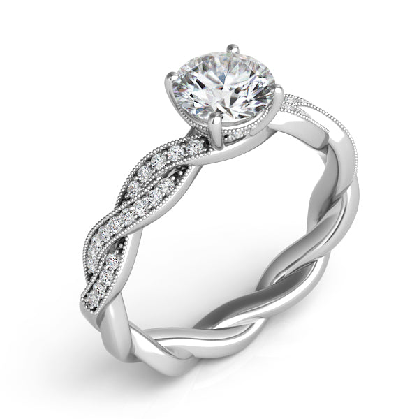 Platinum Engagement Ring - EN7213-PL