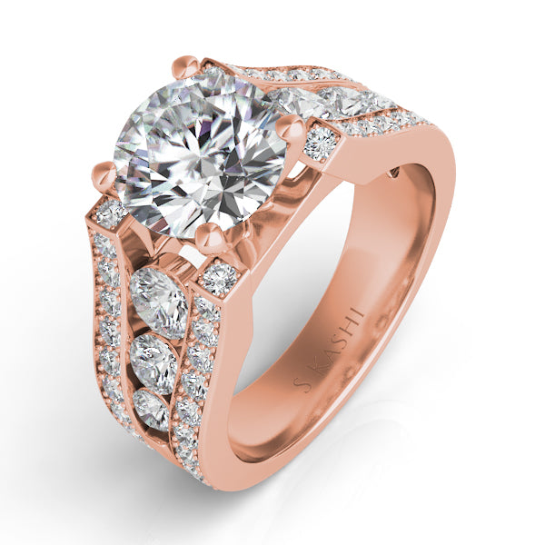 Rose Gold Engagement Ring - EN7215RG