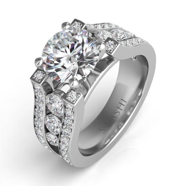 White Gold Engagement Ring - EN7215WG