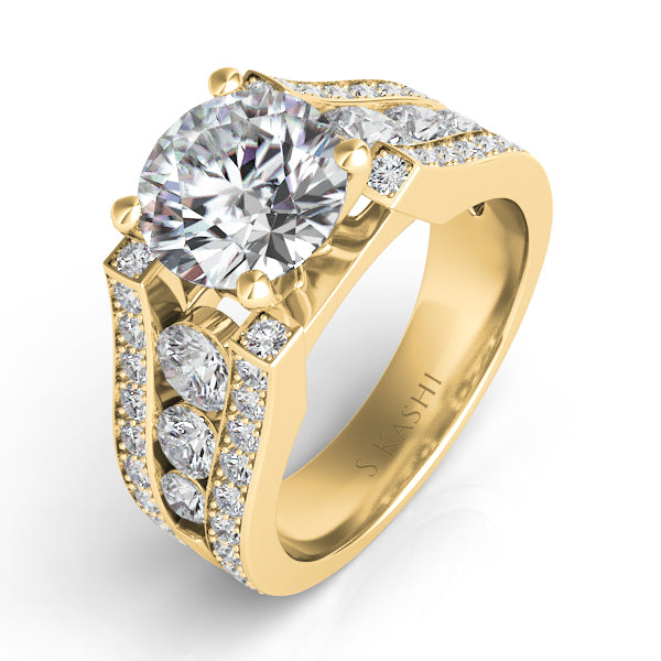 Yellow Gold Engagement Ring - EN7215YG