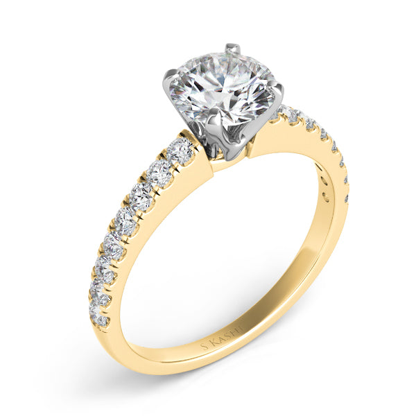 Yellow Gold Engagement Ring - EN7217YG