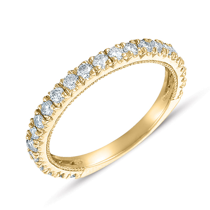 Yellow Gold Diamond Band - EN7236-BYG