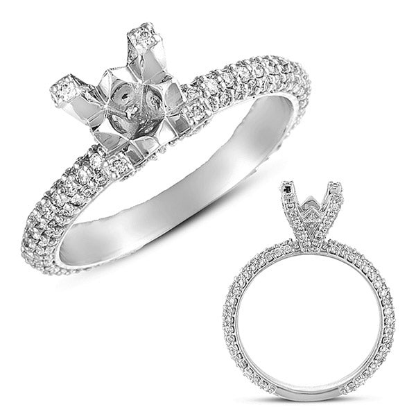 White Gold Engagement Ring - EN7241WG