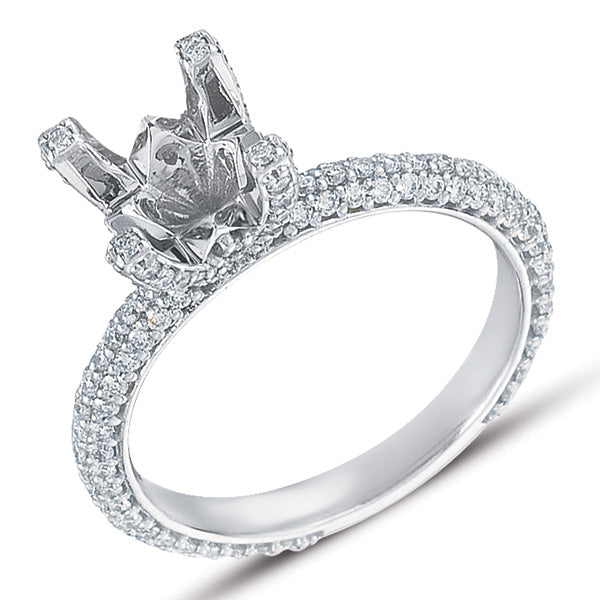 White Gold Engagement Ring - EN7242WG