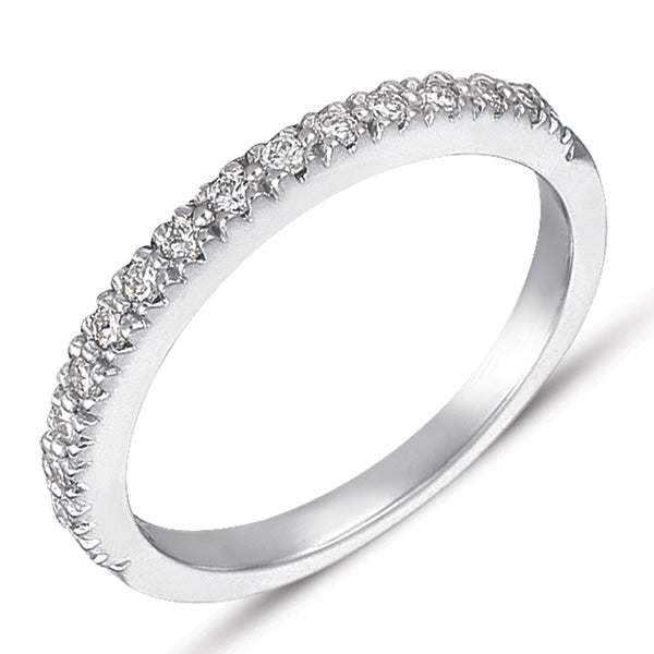 White Gold Diamond Band - EN7244-BWG