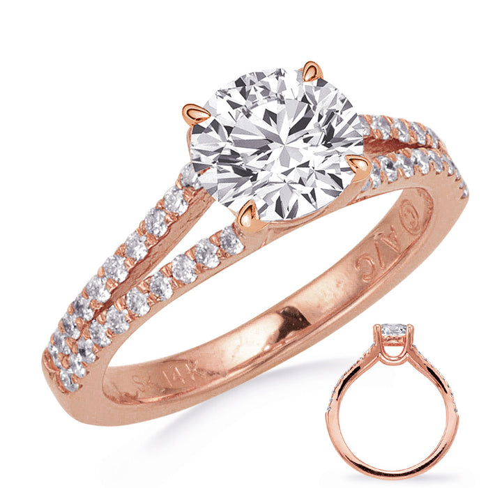 Rose Gold Engagement Ring - EN7247-75RG