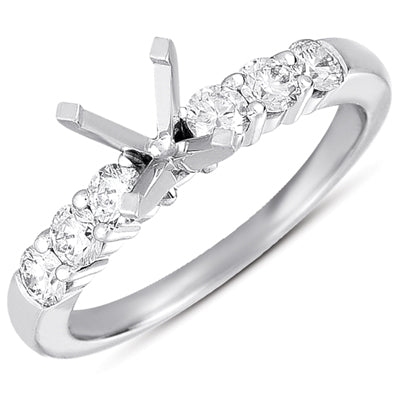 Platinum Engagement Ring - EN7248-PL