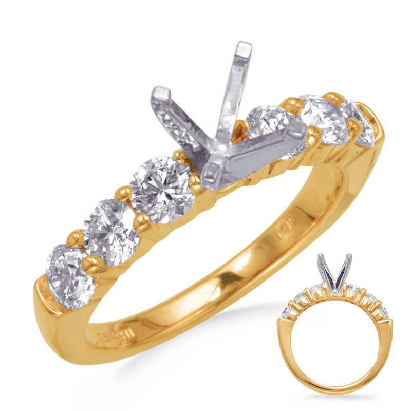 Yelow Gold Engagement Ring - EN7250YG