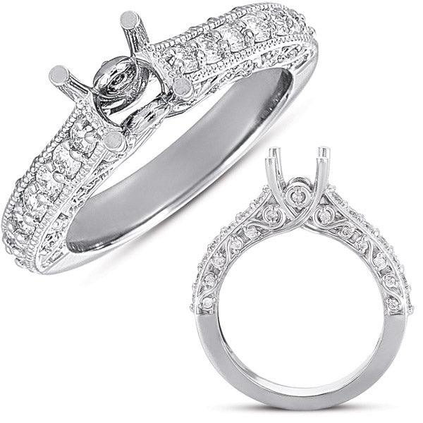 White Gold Engagement Ring - EN7251WG