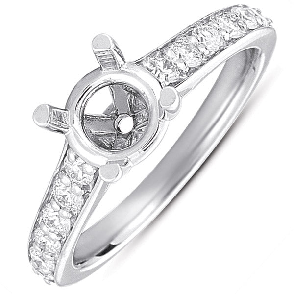 White Gold Engagement Ring - EN7254-15WG