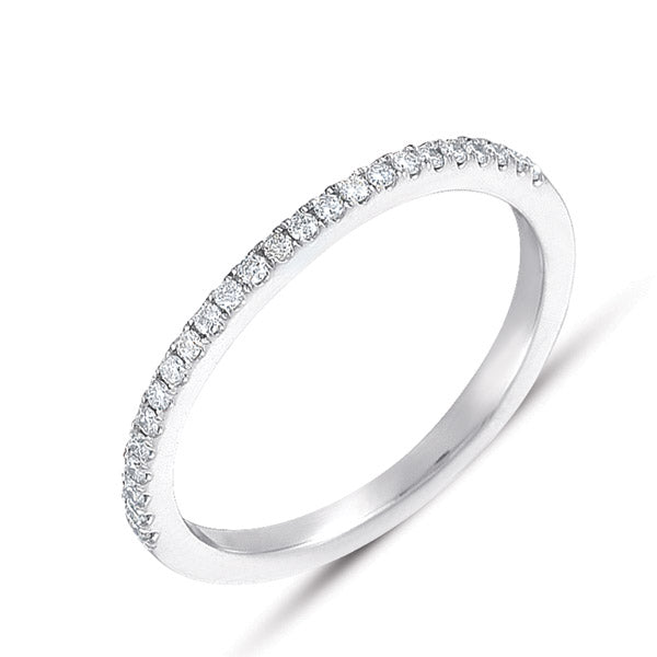 White Gold Diamond Band - EN7255-BWG