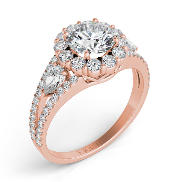 Rose Gold Engagement Ring - EN7265-15RG