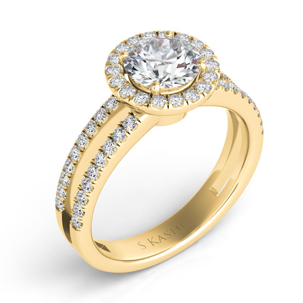 Yellow Gold Engagement Ring - EN7266-1YG