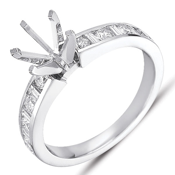 Platinum Engagement Ring - EN7271-PL